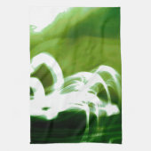 "Künstlerisches Grün " Geschirrtuch (Vertikal)