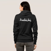 Künstlerisches Habibi Hoodie (Schwarz voll)