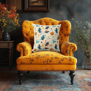 Künstlerisches Halloween-Kissen mit Geistern und P Kissen