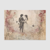 Künstlerisches handgezeichnetes rustikales Hinterg Seidenpapier (Vorderseite)