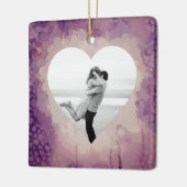 Künstlerisches Herz/kundenspezifisches Foto Keramikornament (Links)