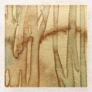 Künstlerisches Hintergrund-Aquarell 2 Glasuntersetzer