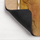 Künstlerisches Hintergrund-Aquarell Mousepad (Ecke)