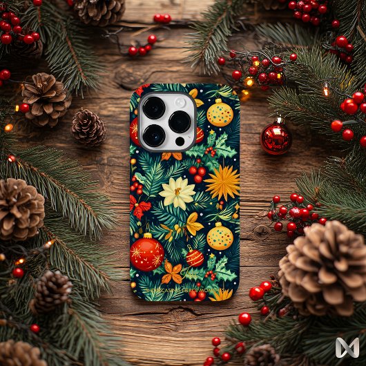 Künstlerisches Holiday Classic Weihnachtsdekoratio Case-Mate iPhone Hülle