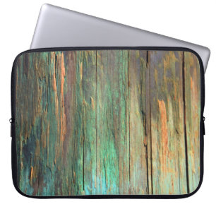 Künstlerisches Holz Korn farbige Laptop-Hülle Laptopschutzhülle