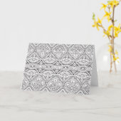 Künstlerisches Inspiriertes Design Karte (Gelbe Blume)