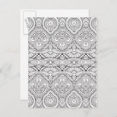 Künstlerisches Inspiriertes Design Postkarte (Vorne/Hinten)