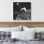 Künstlerisches Konzept des Lunar Reconnaissance Or Leinwanddruck (Insitu (Schlafzimmer))