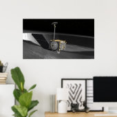 Künstlerisches Konzept des Lunar Reconnaissance Or Poster (Heimbüro)