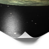 Künstlerisches Konzept eines himmlischen Körpers Fotodruck (Ecke)