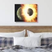 Künstlerisches Konzept eines himmlischen Körpers Leinwanddruck (Insitu (Schlafzimmer))