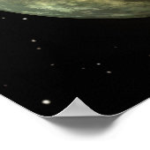 Künstlerisches Konzept eines himmlischen Körpers Poster (Ecke)