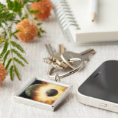 Künstlerisches Konzept eines himmlischen Körpers Schlüsselanhänger (Seite)