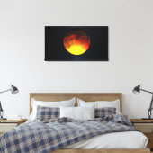 Künstlerisches Konzept von Kepler-10b Leinwanddruck (Insitu (Schlafzimmer))