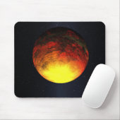 Künstlerisches Konzept von Kepler-10b Mousepad (Mit Mouse)