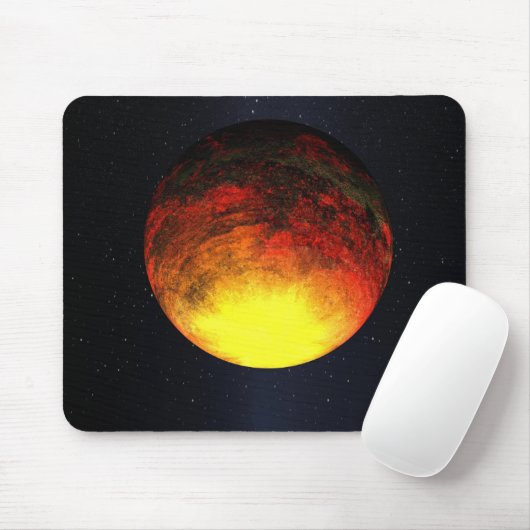 Künstlerisches Konzept von Kepler-10b Mousepad (Mit Mouse)