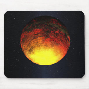 Künstlerisches Konzept von Kepler-10b Mousepad