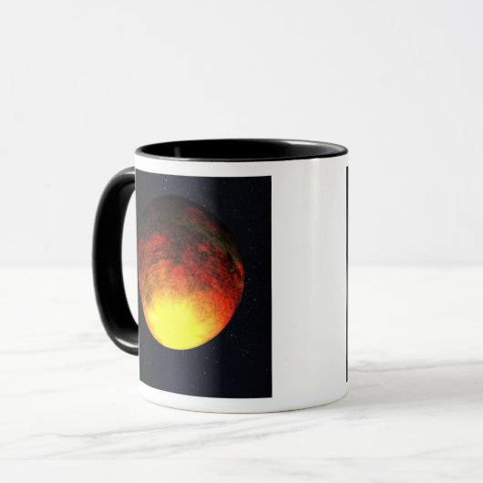 Künstlerisches Konzept von Kepler-10b Tasse (Vorderseite Links)
