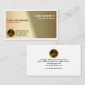 Künstlerisches kreatives in die hellen visitenkarte (Vorne/Hinten)