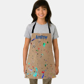 Künstlerisches Kunsthandwerk in Paint Splashes Schürze (Insitu)