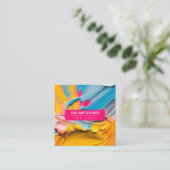 Künstlerisches Kunstwerk Kunst-Studio Telefonnummerkarte (Stehend Vorderseite)