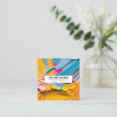 Künstlerisches Kunstwerk Kunst-Studio Telefonnummerkarte (Stehend Vorderseite)