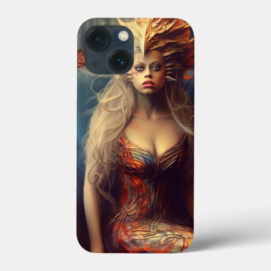 Künstlerisches Lady Phone Case (Rückseite)
