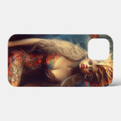 Künstlerisches Lady Phone Case (Rückseite (Horizontal))
