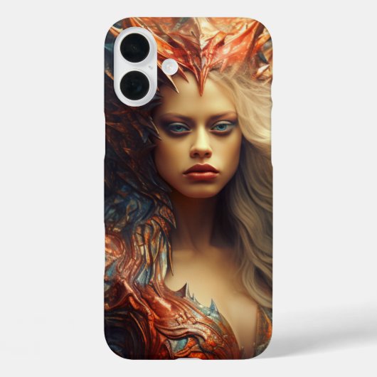 Künstlerisches Lady Phone Case (Rückseite)
