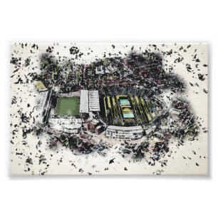 Künstlerisches Leeds Cricket-Stadion, Yorkshire Fotodruck