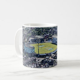 Künstlerisches Leeds Cricket Stadion, Yorkshire Kaffeetasse