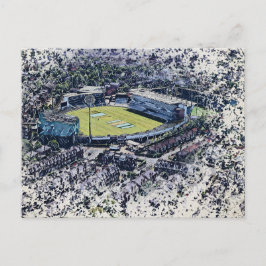 Künstlerisches Leeds Cricket Stadion, Yorkshire Postkarte