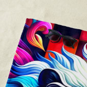 Künstlerisches Leon Beach Handtuch (Beispiel)