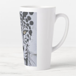 Künstlerisches Leopardenporträt Wildlife Hoodie &  Milchtasse