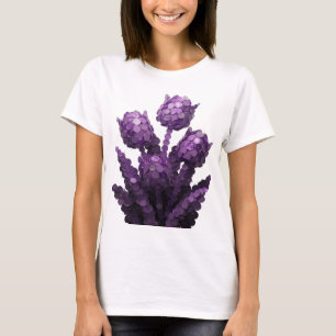 Künstlerisches Lila ABSTRACT ART Grafikdesign T-Shirt
