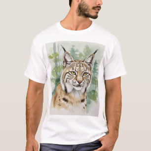 Künstlerisches Luchs-T-Shirt T-Shirt