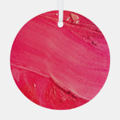 Künstlerisches Make-Up: farbenfrohe Kreativität. Ornament Aus Glas (Rückseite)