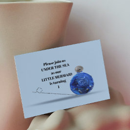 Künstlerisches Meerjungfrau-Party unter dem Meer 1 Einladung