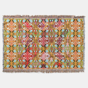 Künstlerisches Mehrfarben-Diamantmuster  Decke