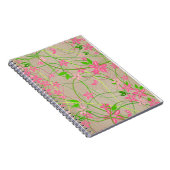 Künstlerisches mit Blumennotizbuch Notizblock (Rechte Seite)