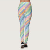 Künstlerisches modernes Design Leggings (Rückseite)
