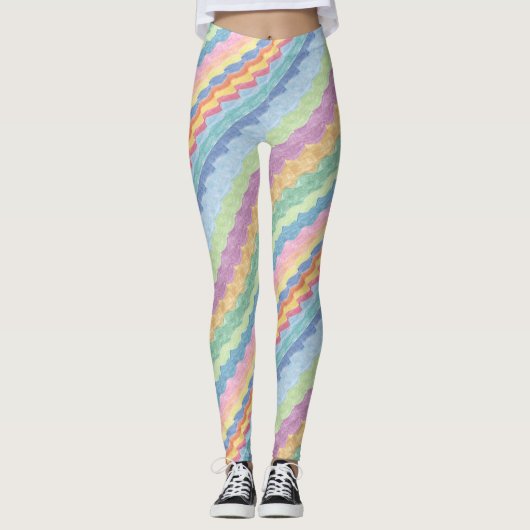 Künstlerisches modernes Design Leggings (Vorderseite)