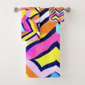 Künstlerisches Muster Badhandtuch Set (Insitu)