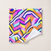 Künstlerisches Muster Badhandtuch Set (Waschlappen)