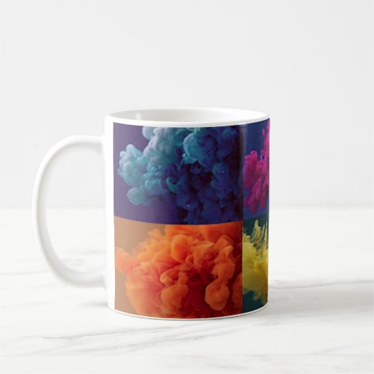 künstlerisches Muster Kaffeetasse (Links)