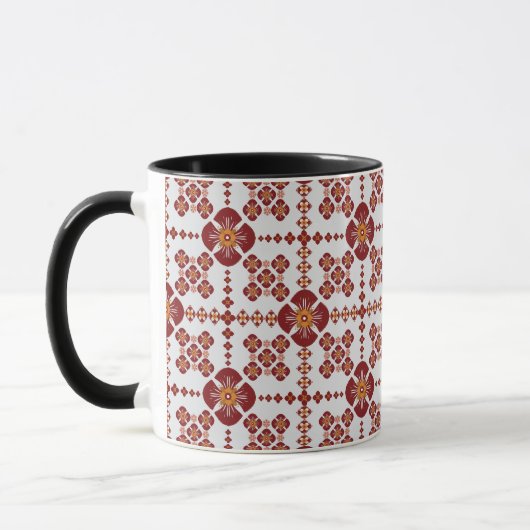 Künstlerisches Muster Kaffeetasse – Stilvolles Küc (Links)