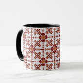 Künstlerisches Muster Kaffeetasse – Stilvolles Küc (Vorderseite Links)