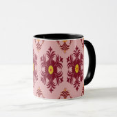 Künstlerisches Muster Kaffeetasse – Stilvolles Küc (VorderseiteRechts)