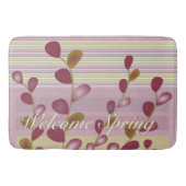 Künstlerisches Muster mit Buds Badematte (Vorderseite)