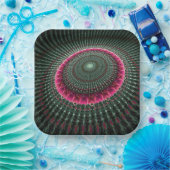 Künstlerisches Muster Pappteller (Party)